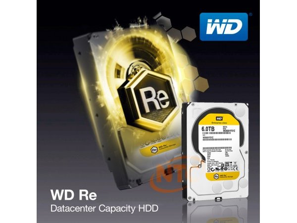 HDD WD RE 3.5" 6TB 7200 RPM SATA 6Gb/s 128MB , WD6001FSYZ